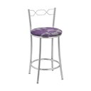 Ver imagem 1 de Kit 2 Banquetas Cromadas Assento Espuma D15 Treparoni Roxo