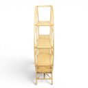 Ver imagem 5 de Estante para Livros Circular em Rattan 162x150x36cm