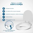 Ver imagem 3 de Assento Sanitário de Ville Verde Degradê para Vaso Deca