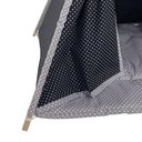 Ver imagem 4 de Cabana Pet Camping Cachorro Gato - Algodão Poá - 70x70x84cm - Preto