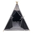 Ver imagem 3 de Cabana Pet Camping Cachorro Gato - Algodão Poá - 70x70x84cm - Preto