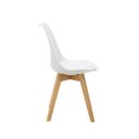 Ver mais imagens de Kit 4 Cadeiras Saarinen Wood com Estofamento Várias Cores