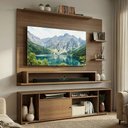 Ver imagem 1 de Rack com Painel para Tv até 60 Polegadas 180 Cm Rustic Cancun Madesa