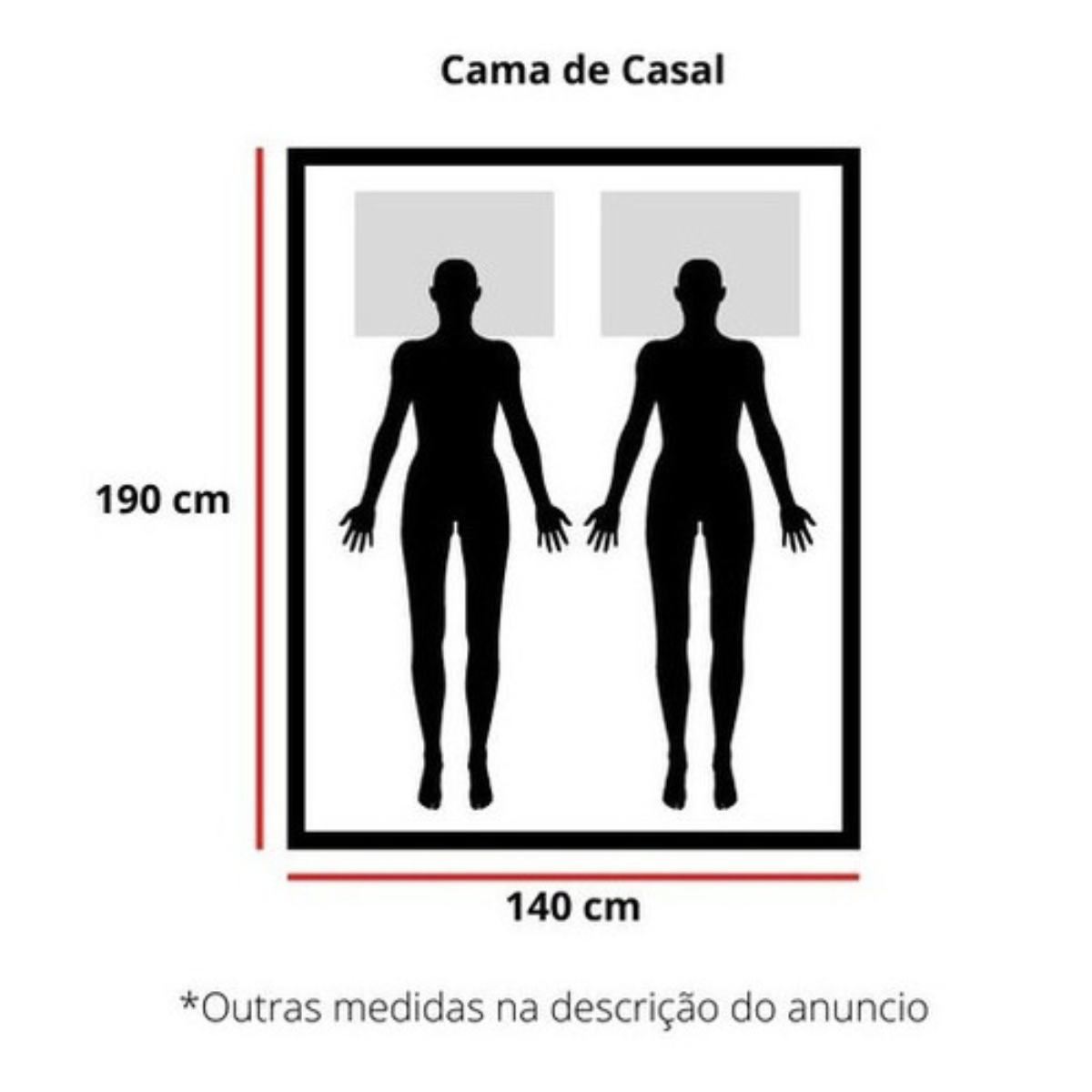 Cama de Casal Antares de Madeira Maciça Angelim Pedra/tauari Imbuia - 2