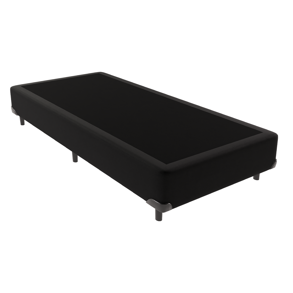 Base Box para Cama Solteiro Preto 88 de Largura