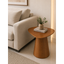 Ver imagem 2 de Mesa Lateral Orgânica Canya 50cm - Freijó