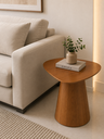 Ver imagem 2 de Mesa Lateral Orgânica Canya 50cm - Freijó