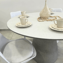 Ver imagem 4 de Mesa de Jantar Cone Balonê Redonda 80 Cm Tampo Granilite Base Granilite Personal Art Design