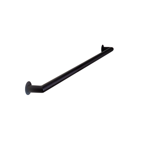 Toalheiro 100 cm Inox Preto Fosco - Kromus ME0207-100B