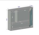 Ver imagem 3 de Espelheira para Banheiro 1 Porta 2 Prateleiras Delta