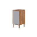 Ver imagem 1 de Balcão Cozinha Celeste c/1 Porta 40cm Cinamomo/Platina MGM