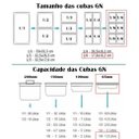 Ver imagem 2 de Cuba Gastronômica de Inox Gn - 1/6 65mm