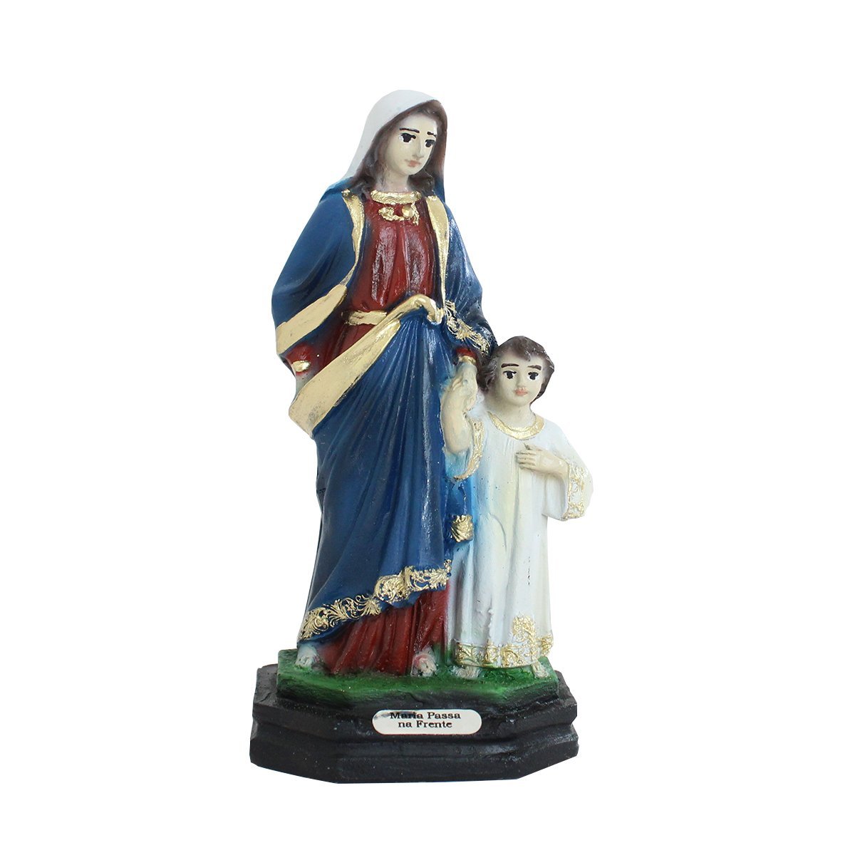 Imagem Nossa Senhora Maria Passa na Frente Resina 12 Cm - 4