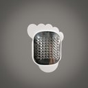 Ver imagem 1 de Lixa de Pe Removedor de Calo Ralador Aço Inox