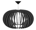 Ver imagem 1 de Luminária Teto tipo Pendente JÚPITER MDF - Completa -:Preta