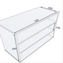 Ver imagem 5 de Sapateira Multiuso 70cm com 02 Prateleiras - Pea Móveis