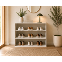 Ver imagem 4 de Sapateira Aberta Minimalista com 02 Prateleira em MDF para Hall de Entrada ou Closet - Pea Móveis