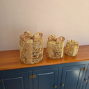 Ver imagem 6 de Conjunto de Caixas Decorativas de Natal "Pérolas" - LED 3 Peças