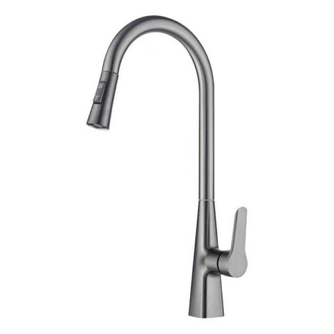 Monocomando Cozinha Cromado com Bico Extensor - Material Zinco