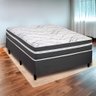 Cama Box Casal Aiam Tulipa Premium Molas Ensacadas 138x64cm - 1