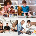 Ver imagem 7 de Secura Timer Visual de 60 Minutos para Estudo e Gestão de Tempo (azul e Branco)