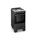 Ver imagem 2 de Fogão Esmaltec 4 Bocas Ideal Pop Mesa de Aço Inox Preto F4isp