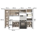Ver imagem 6 de Armário de Cozinha Completa C Balcão Miami Pulse Carraro Branco