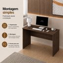 Ver imagem 6 de Escrivaninha Arizona Bancada de 115 cm e Chapa 15 mm com Revestimento Melamínico BP - Benetil