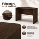Ver imagem 5 de Escrivaninha Arizona Bancada de 115 cm e Chapa 15 mm com Revestimento Melamínico BP - Benetil