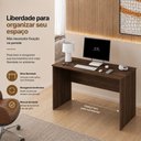 Ver imagem 4 de Escrivaninha Arizona Bancada de 115 cm e Chapa 15 mm com Revestimento Melamínico BP - Benetil