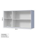 Ver imagem 4 de Armário Aéreo 3 Portas 120cm Marselha Cabecasa Madeiraoriginals