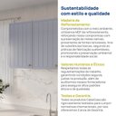 Ver mais imagens de Armário Aéreo 3 Portas 120cm Marselha Cabecasa Madeiraoriginals