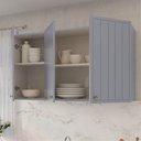 Ver imagem 2 de Armário Aéreo 3 Portas 120cm Marselha Cabecasa Madeiraoriginals