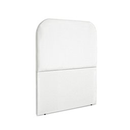 Cabeceira Estofada Solteiro Alana 90cm Suede Branco - 2