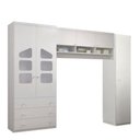 Ver imagem 1 de Quarto Infantil Eloisa Guarda Roupa 2 Portas e 1 Porta e Aéreo