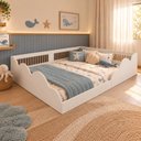 Ver imagem 4 de Cama Infantil Montessoriana Casal Onda