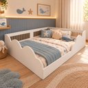 Ver imagem 1 de Cama Infantil Montessoriana Casal Onda