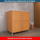 Ver imagem 2 de Mapoteca 10 Gavetas Pandin 120 Cm (larg) Inmetro Tampo Mdp Branco Estrutura e Gavetas em Aço