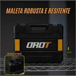 Chave de Impacto Parafusadeira Furadeira Orot + Jogo Catraca 48pçs - 7