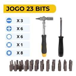 Chave de Impacto Parafusadeira Furadeira Orot + Jogo Catraca 48pçs - 4