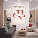 Ver imagem 1 de Quadro Canvas Henri Matisse - a Dança 70x50cm Mold Branca
