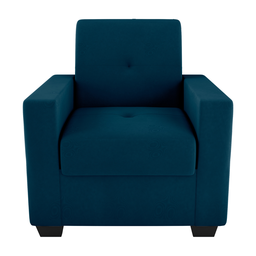 Poltrona Decorativa Múrcia Veludo Maserati Azul - 3