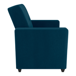 Poltrona Decorativa Múrcia Veludo Maserati Azul - 4