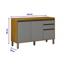 Ver imagem 6 de Balcão de Cozinha Nala 3 Portas 2 Gavetas Mobilihouse