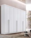 Ver imagem 1 de Guarda Roupa Milano 6 Portas 6 Gavetas - D'Doro Móveis:Branco