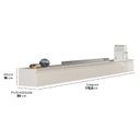 Ver imagem 3 de Rack Suspenso para TV até 75 Polegadas 100% MDF 179,6cm 3 Gavetas Aspen 1.80