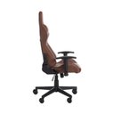 Ver imagem 6 de Cadeira Gamer Giratória Ceo Pu Caramelo