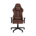 Ver imagem 4 de Cadeira Gamer Giratória Ceo Pu Caramelo