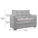 Ver imagem 5 de Sofá Confortável 1,40 Pequeno Compacto Small