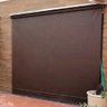 Toldo Cortina Marrom sem Visor - Kit Completo - 1m2 - 4